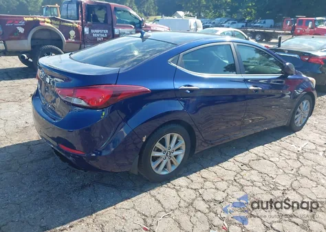 2014 Hyundai Elantra Se из США, поврежденный, VIN 5NPDH4AE3EH481853